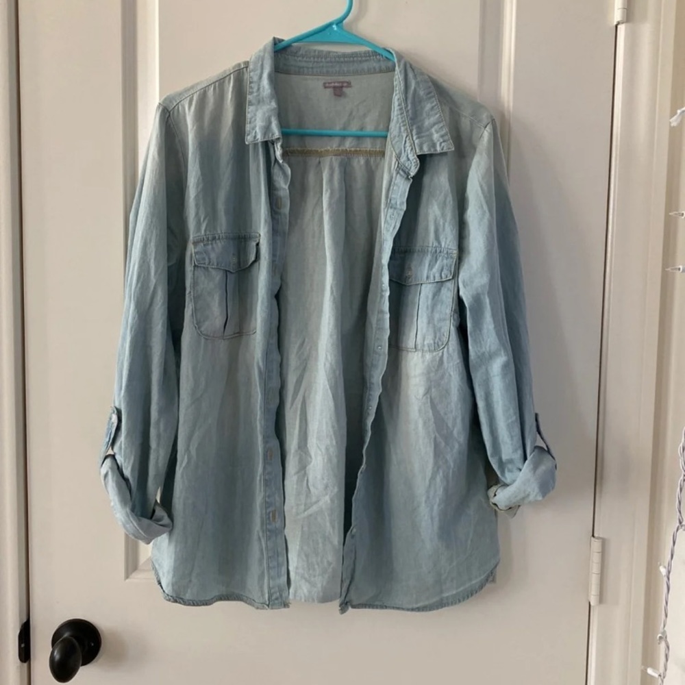 Denim Style Top